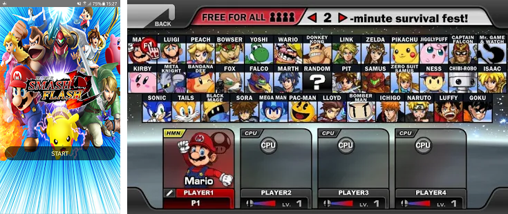 download super smash flash 2 for android